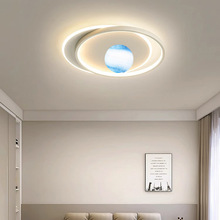 北欧卧室灯儿童房吸顶灯简约主卧男孩女孩房间灯led灯儿童房专用