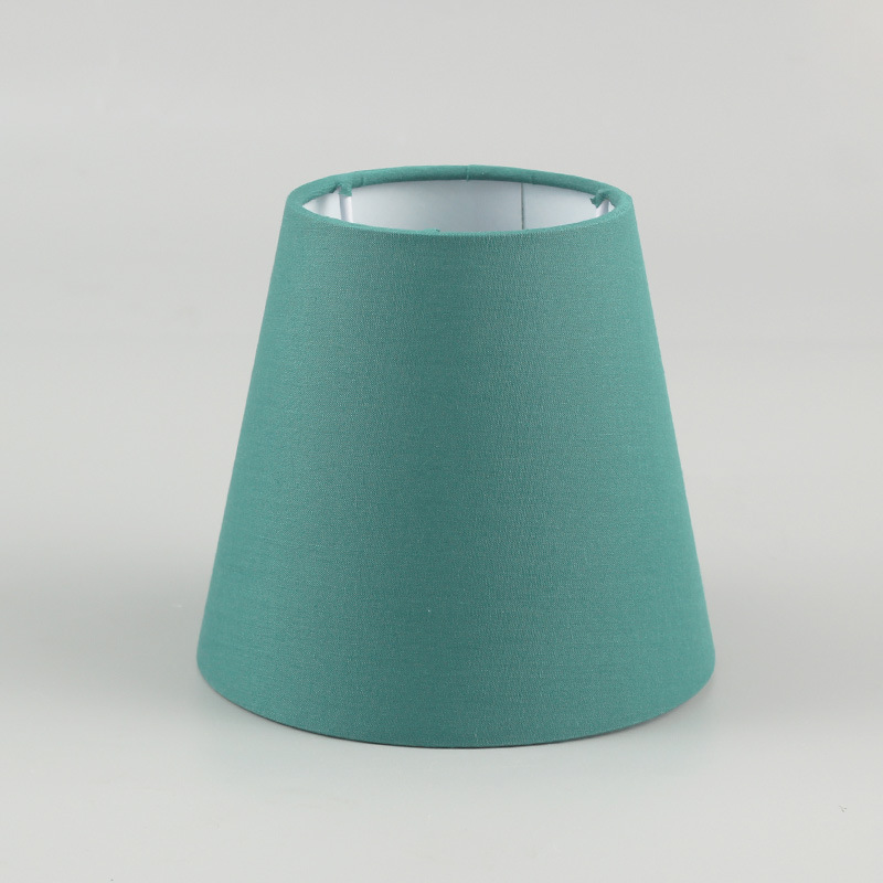 Nueva etiqueta plana Pantalla de fábrica al por mayor de lino lámpara de mesa lámpara de pie pantalla sala de estar dormitorio accesorios de la lámpara de tela
