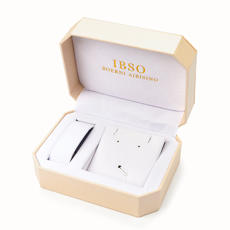 Ibso reloj traje caja de regalo caja de joyería octogonal caja de reloj Flip caja de regalo caja de recuerdo