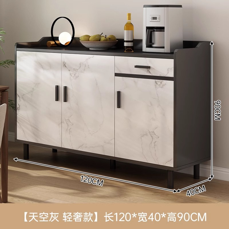 Armario de comedor contra la pared armario integrado armario de almacenamiento sala de estar armario de comedor moderno simple armario de té armario de almacenamiento