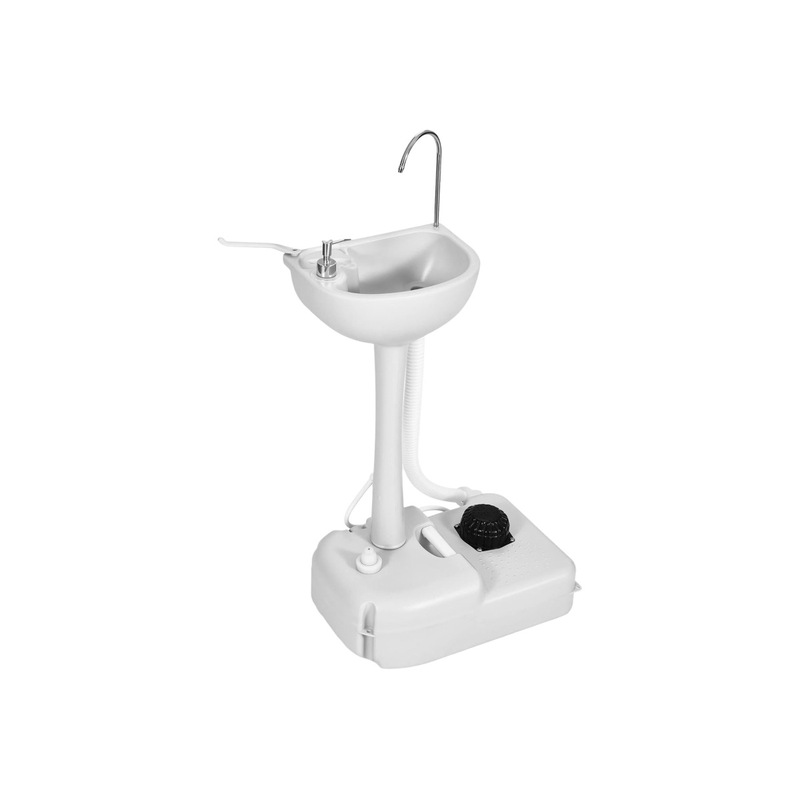 17L Portable Outdoor Wash Basin Removable Foot Basin with Faucet Export Camping Style Wash Basin