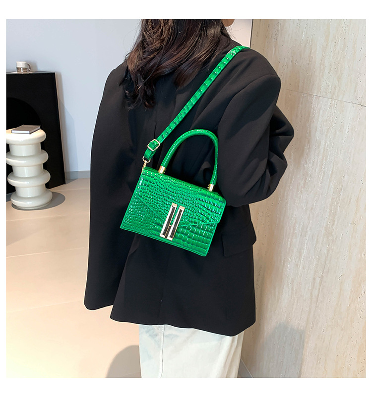 Bellissima, personalizzata, alla moda, borsa a tracolla singola lucida e alla moda da donna, modello 2024, casual e_voghion.com