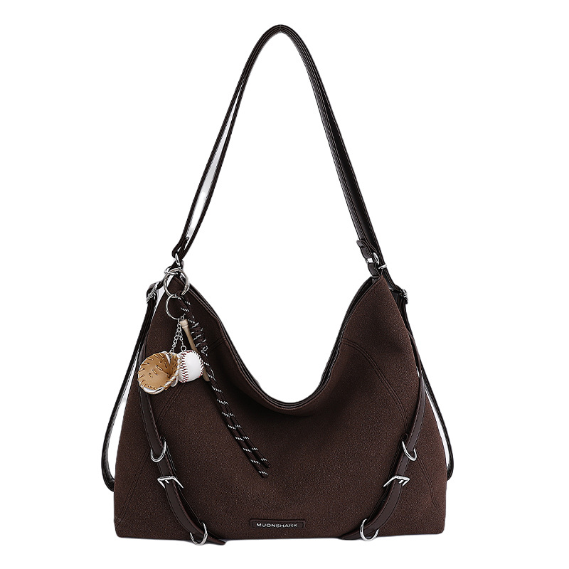 Simple y de gran capacidad, lazo viento viaje bolsa para mujeres 2025, otoño y invierno nueva moda bolso de hombro, mochila universal