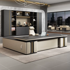 Light Luxury Boss Desk Office Desk Стул Комбинированный офисный стол высокий менеджер менеджер высокого класса