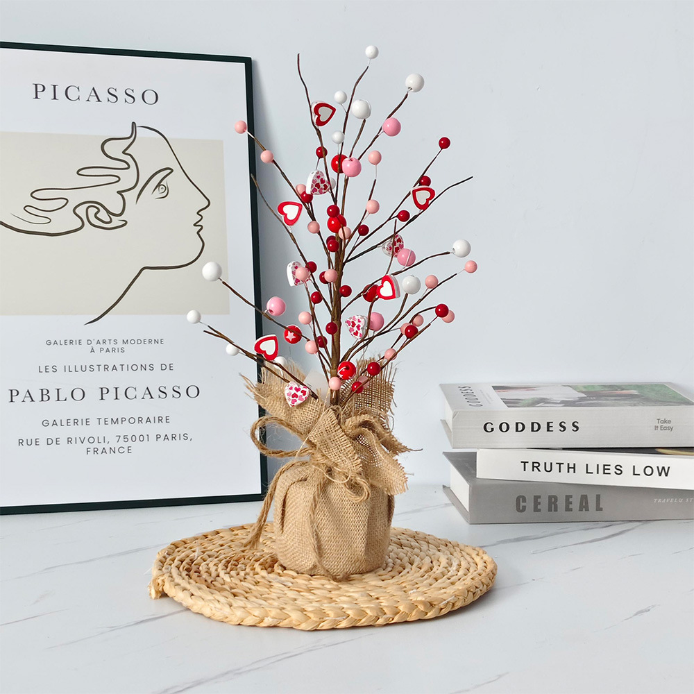 Día de San Valentín adornos de amor decoración de escritorio pequeño libro rojo enchufe de disparo de props de atmósfera decoración transfronteriza