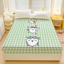 日单兔兔飞鼠乌萨奇卡通可爱床笠磨毛学生宿舍保护套全包床垫套