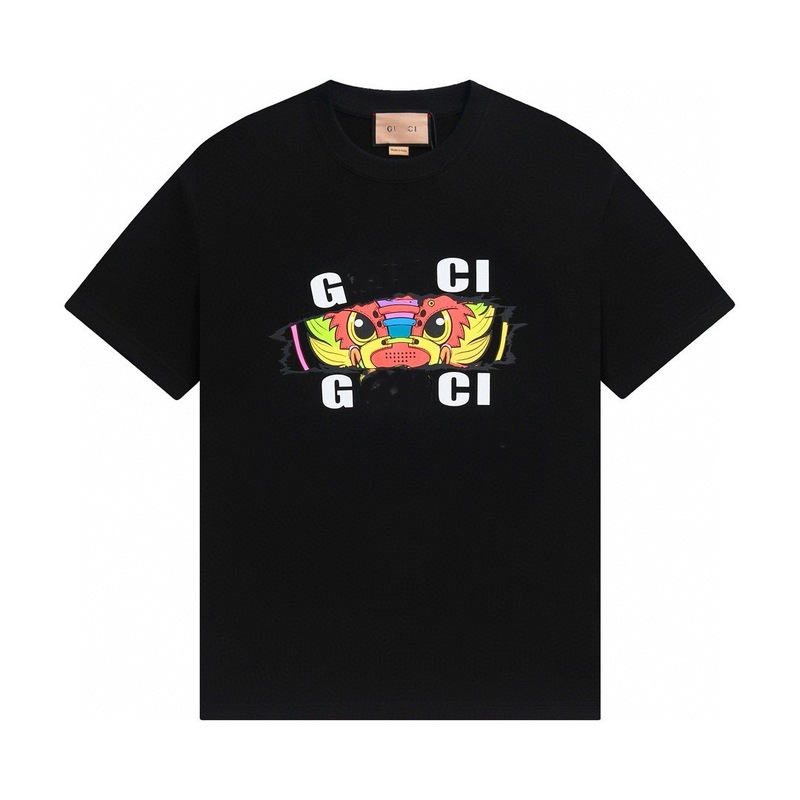 GU クロスボーダー ハイバージョン 25SS 新作 辰年 蛇年 蛇絵文字プリント 半袖Tシャツ 男女兼用 万能|undefined