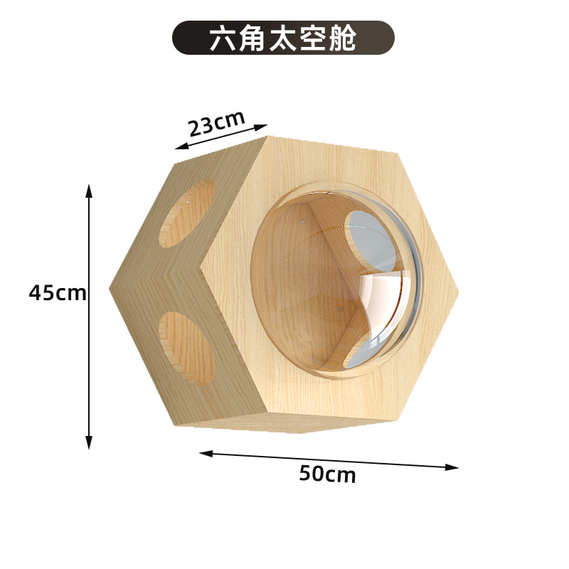 Inventario de tipo de pared para gatos en la pared para escalar estante de gatos en las garras de molienda de madera de pino de madera sólida columna de agarre integrada sin espacio de seda