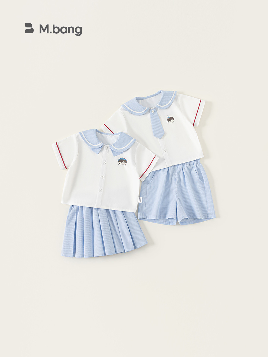Youbao ropa para niños ropa para niños ropa para mujeres tesoro estilo universitario falda pantalones cortos para niños de verano ropa de jardín de infantes image 1