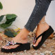 Factory Direct online popular popular colorful bright diamond butterfly plus size comfortable wedge platform herringbone beach parent-child
