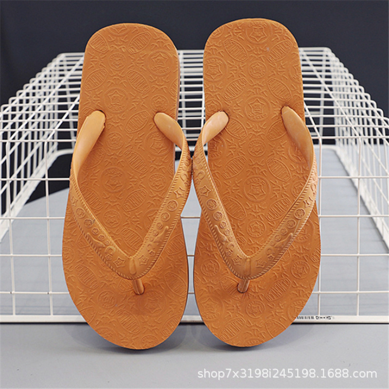 Thailand Star Horse Flip Flops Rubber Bottom Wear-resistant Non-slip Deodorant Summer Men's Trendy Clip Foot Vietnamese Casual Slippers