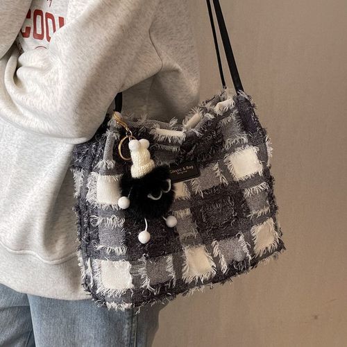 Bag 2025 Women's Crossbody Canvas Bag, Versatile Forest System Small Shoulder Bag, Underarm Bag for Office Workers