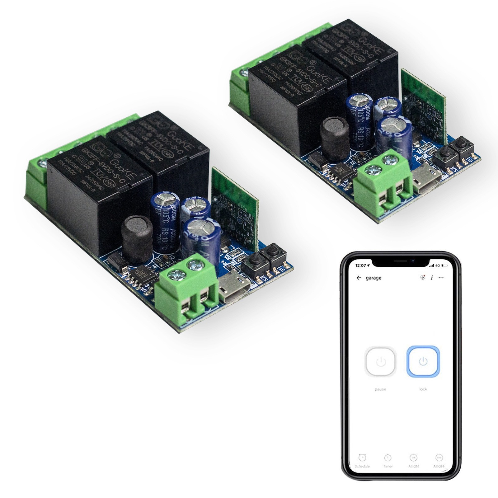 eWelink΢WiFiܿ ·ңͨ USB5V DC7V-48V