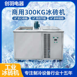0.3T商用小型冰砖机厂房冷风机冰块机出口刚果ICE BLOCK MACHINE