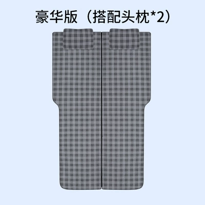 Car Mattress Travel Mat Vehicle-mounted inflatable bed - grey-gray-deluxe-edition