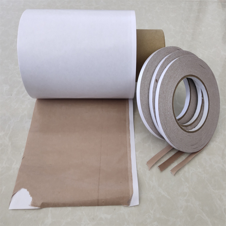 外墙真石漆咖啡色双面胶 强力外墙仿砖胶带 咖啡色棉纸分隔线胶条