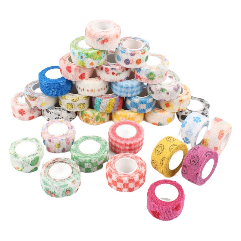 Self-Adhesive Bandage Finger Protector Non-Woven Elastic Pet Tattoo Nail Art Self-Adhesive Glue Pet-Friendly Protection