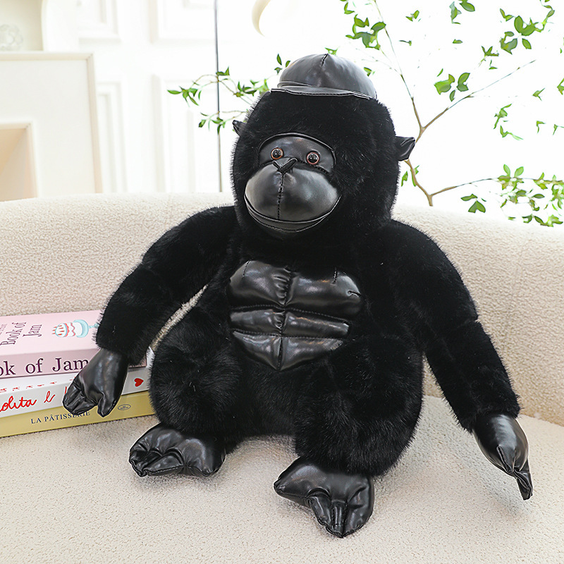 Simulación de dibujos animados gorila muñeca juguetes de peluche monos muñecas para niños muñecas tranquilizadoras regalo de cumpleaños