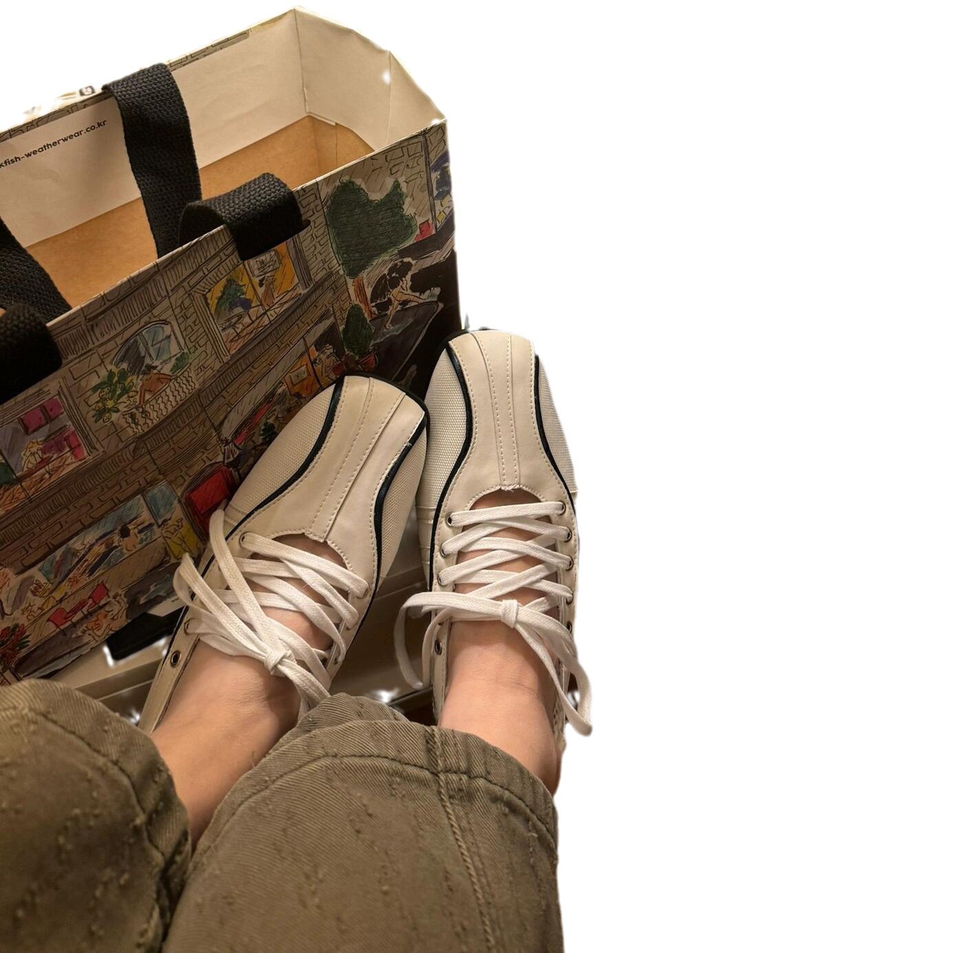 Versión de piel de vaca ~ Correas de cuero, suela suave, estilo ballet, zapatos individuales, zapatos de cuero de suela gruesa para mujer, zapatos blancos de lona casuales, zapatillas de deporte