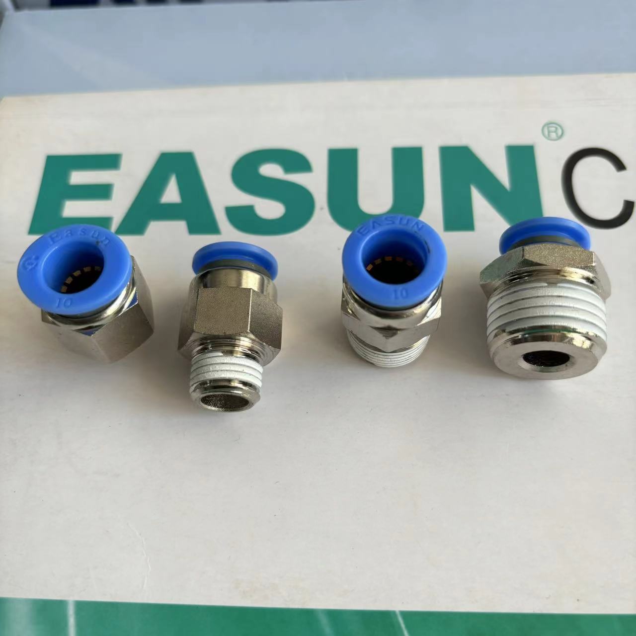 亿日EASUN气动螺纹直通接头ZPC10-01 ZPC10-02 ZPC10-03 ZPC10-04