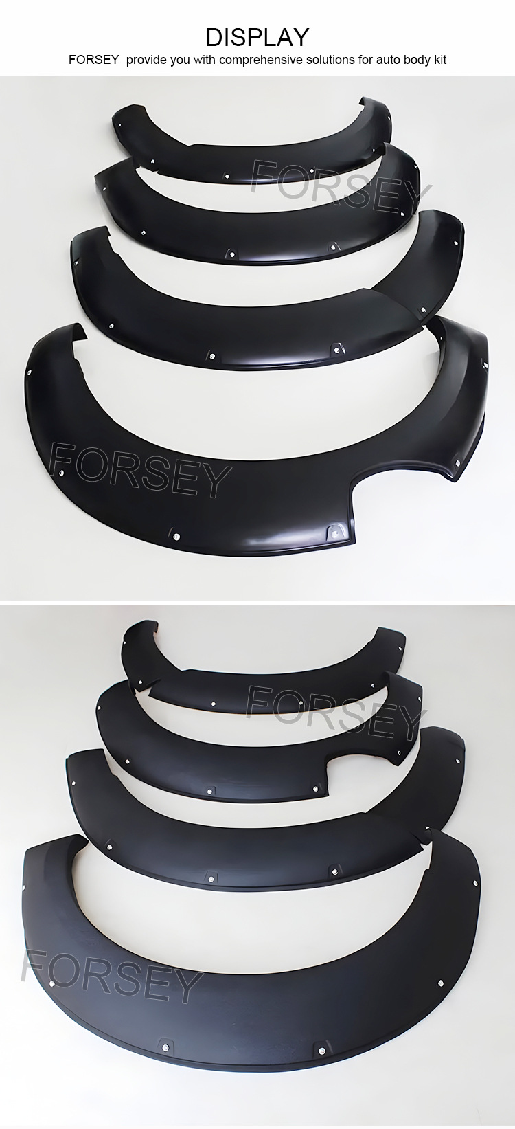 Suitable for 2015-2020 Nissan Navara body kit, anti-scratch mudguard decorative parts with stud wheel arches