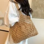 海边镂空编织大容量草编包