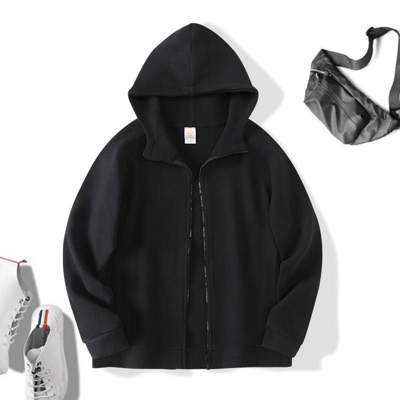 Chaqueta de hombre de peso pesado, suéter suelto de seda de lana de color sólido, hombres y mujeres, parejas, cárdigan, marca de moda, nuevo otoño e invierno