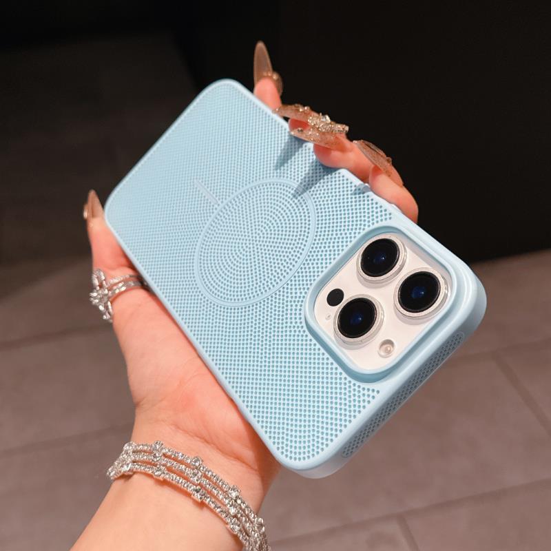 [파란색 + 얇은 원형 자기 흡입] 큰 구멍 - 벌집형 냉각 쉘