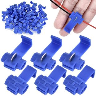 Accencyc 60Pcs Solderless Quick Splice Wire Connectors 18-14 Awg Splice Connectors Snap