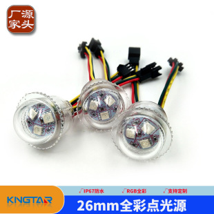 26mm Symphony Led Light Source 12V Outdoor Waterproof Interior Decoration Lighting Marqueegee Light Transparent Mist