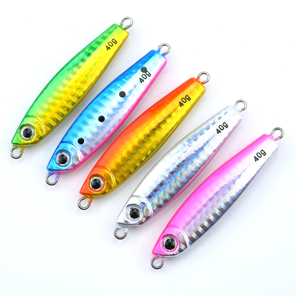 Sinking Jigging Spoon Lures Deep Diving Jigging Spoon Baits Fresh Water Bass Swimbait Tackle Gear