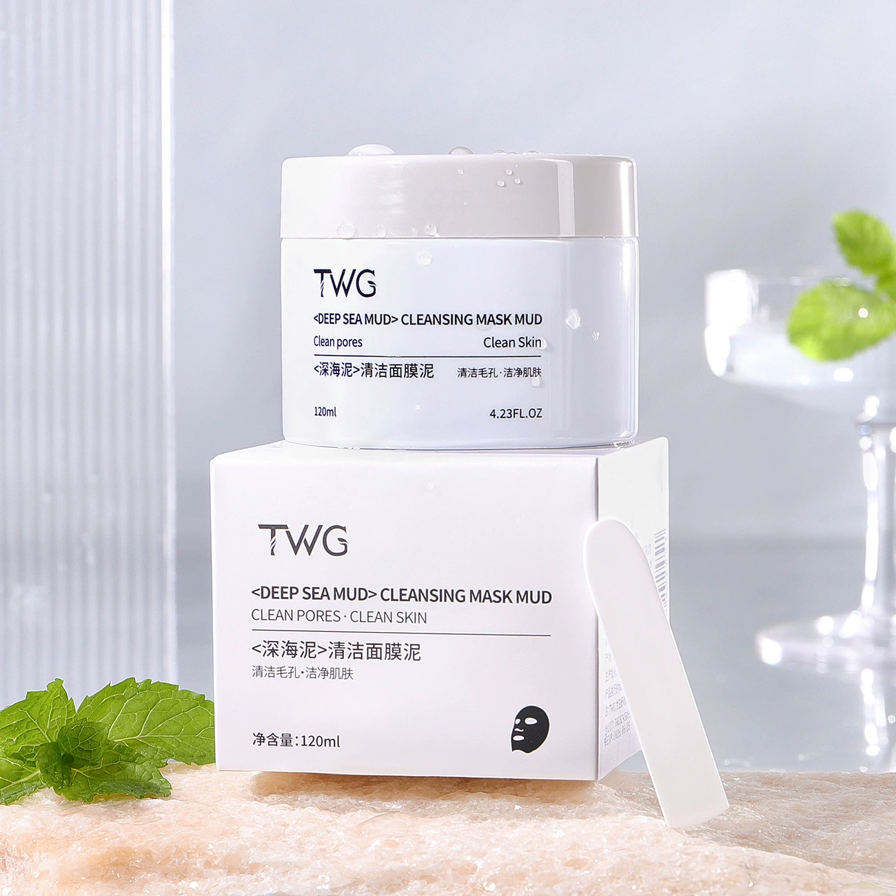Средство TWG для очищения молочко, увлажняющая маска для лица, простое нанесение