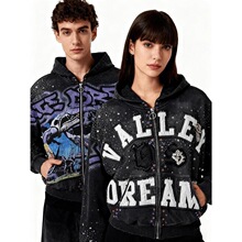 B 74015 Y2K Street Style Camo Print Hoodie ��ʽ��������