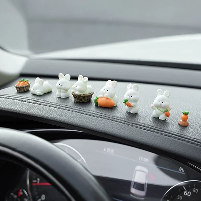Rabbit Car Central Console – Car ornaments