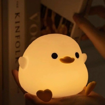 Conejo transfronterizo lámpara de noche lámpara de dormitorio cabeza de cama para dormir atmósfera de regalo de cumpleaños para niñas compañeras de dormir lámpara de palmadilla