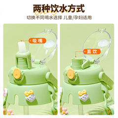 高顏值夏季水杯大容量tritan大肚杯兒童塑料杯家用杯子批發