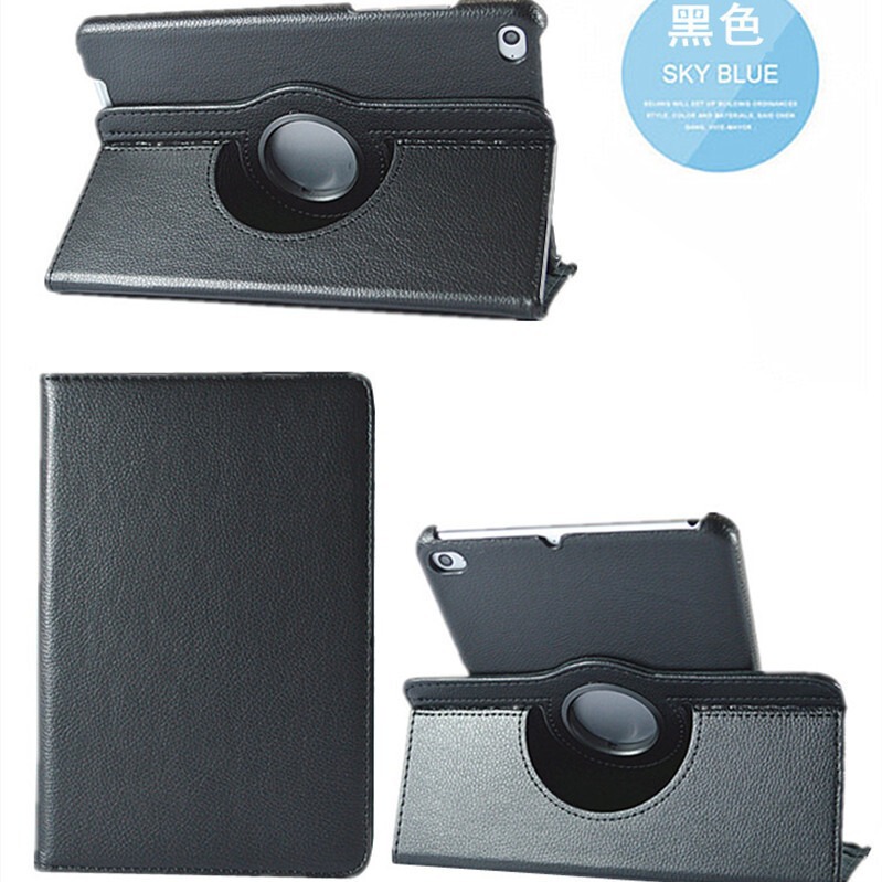 Suitable for Xiaomi Tablet 5 Protective Case, Mi Pad 4 Lychee Pattern Rotating Leather Case, 8.0inch Xiaomi 7 Shell with Anti-Drop Design Suitable for Xiaomi Tablet 5 Protective Case, Mi Pad 4 Lychee Pattern Rotating Leather Case, 8.0inch Xiaomi 7 Shell with Anti-Drop Design