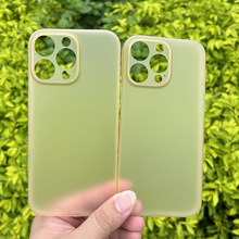 适用苹果16 Pro max超薄网壳PP壳磨砂金配色iPhone16手机保护套