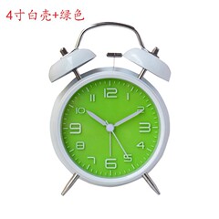 創意立体字韓国版ファッションベル目覚まし時計ファッション4寸怠け者目覚まし時計ミュート