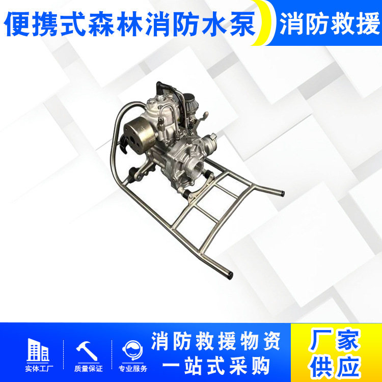 便携式手电一体启动森林消防水泵TL15-A-5DS立式高压消防泵