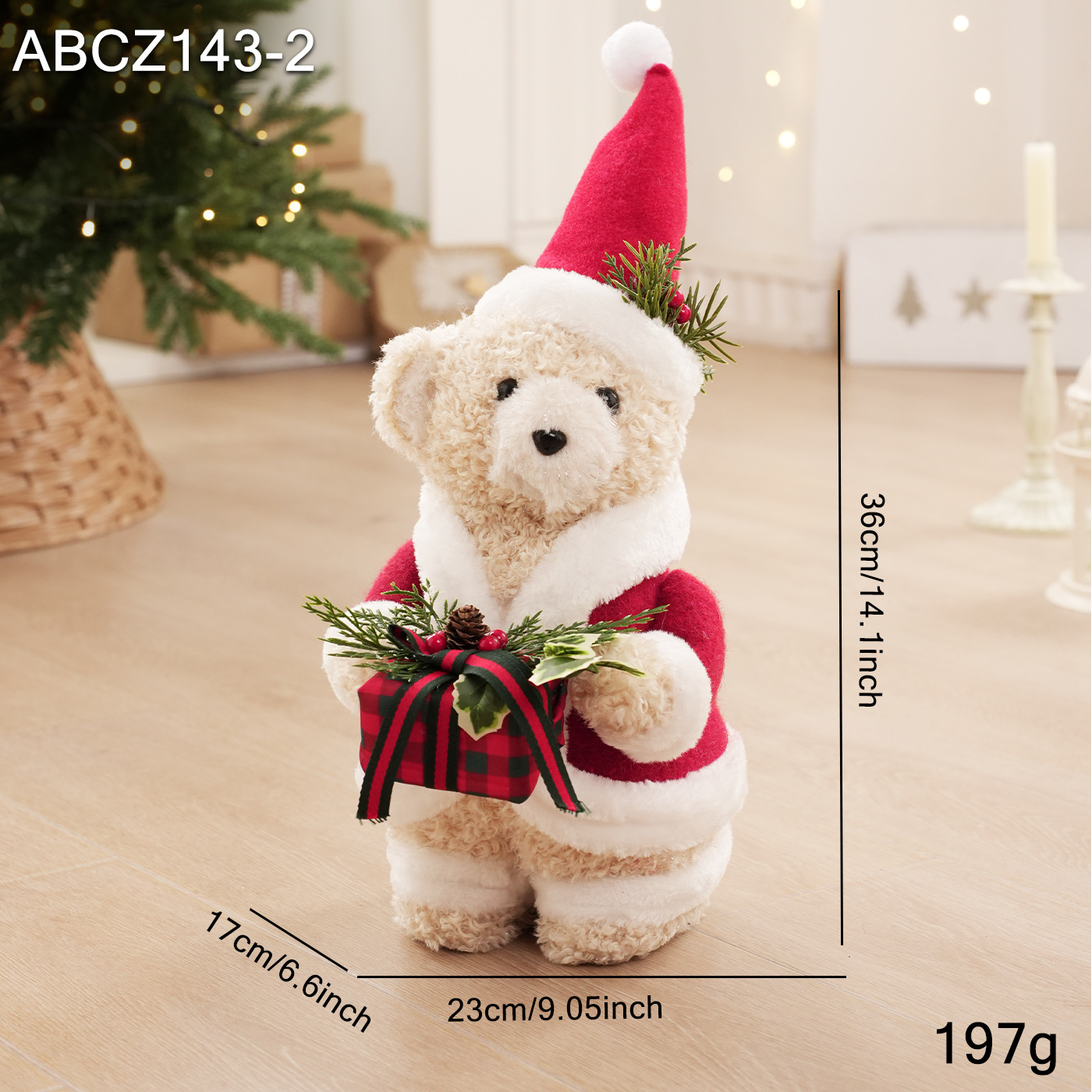 Nuevo bufandas de Navidad Teddy Teddy