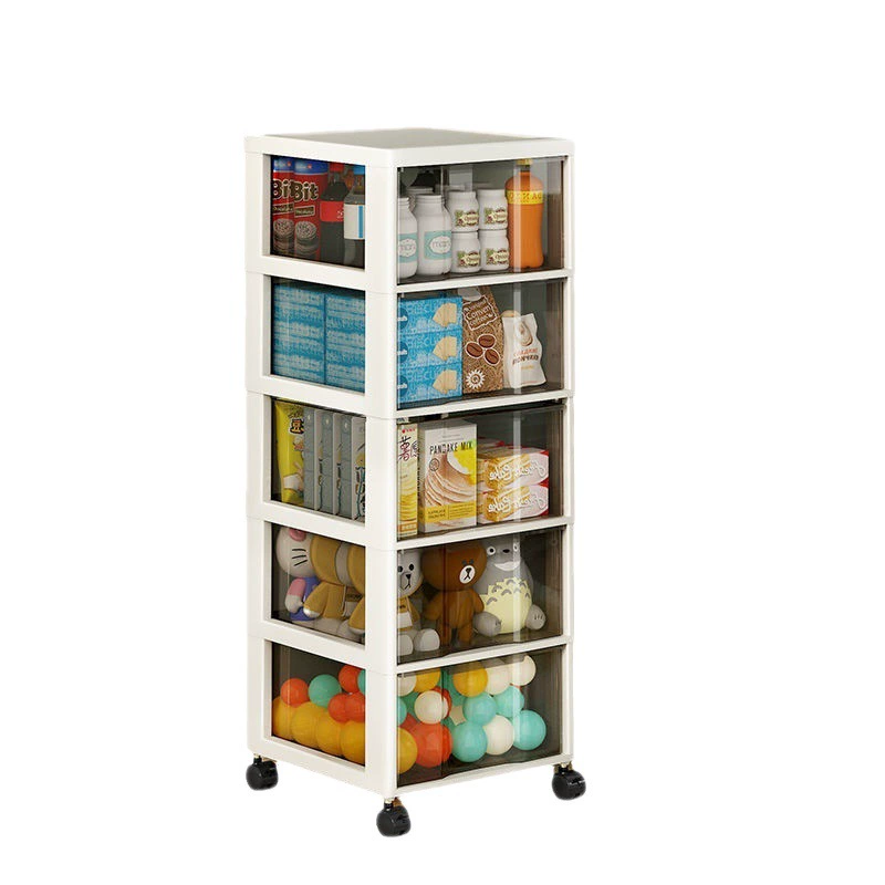 Multilayer storage system, plastic toy, box
