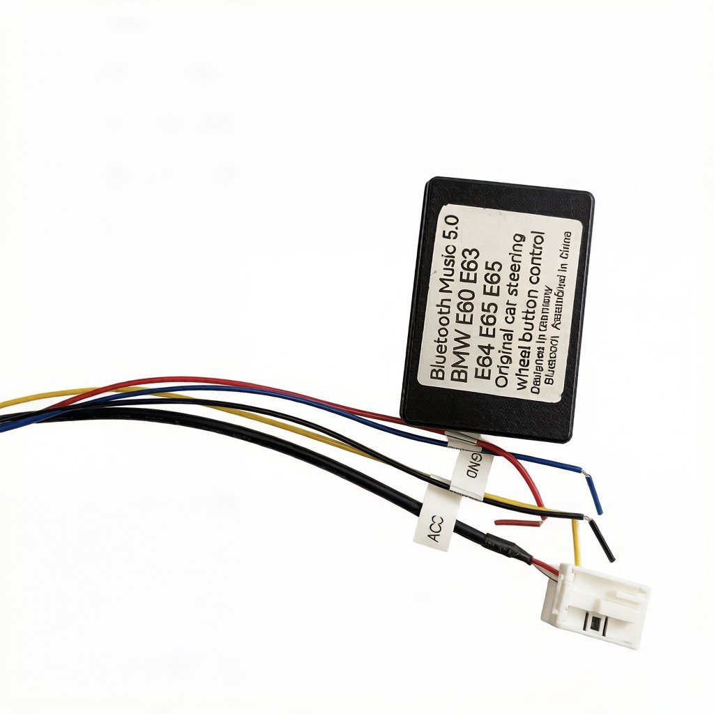 Suitable for Bmw E66 E65 Original Car External Audio Source Aux Modification to Bluetooth Music, Steering Wheel Button for Changing Songs