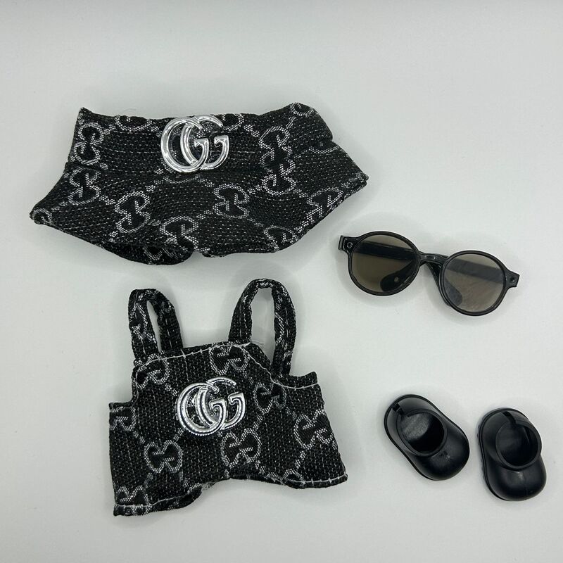 labubu娃衣大牌联名款服装穿搭拉布布一二三代盲盒公仔服饰换装|undefined