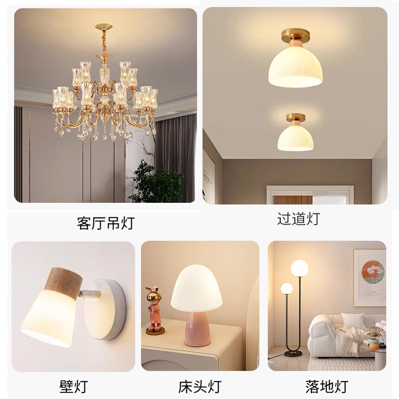 lámpara de ahorro de energía LED lámpara cálida columna blanca 4000k lámpara de maíz iluminación e27 hogar e14 downlight pequeña lámpara de tornillo image 5