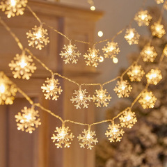 Ledランプは雪の電池のランプをつないで満天の星のクリスマスの祝日の装飾のランプの露店の装飾の色の卸売りの越境します