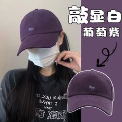 女刺绣小狐狸棒球帽子四季时尚宽檐显脸小遮阳透气男女同款鸭舌帽