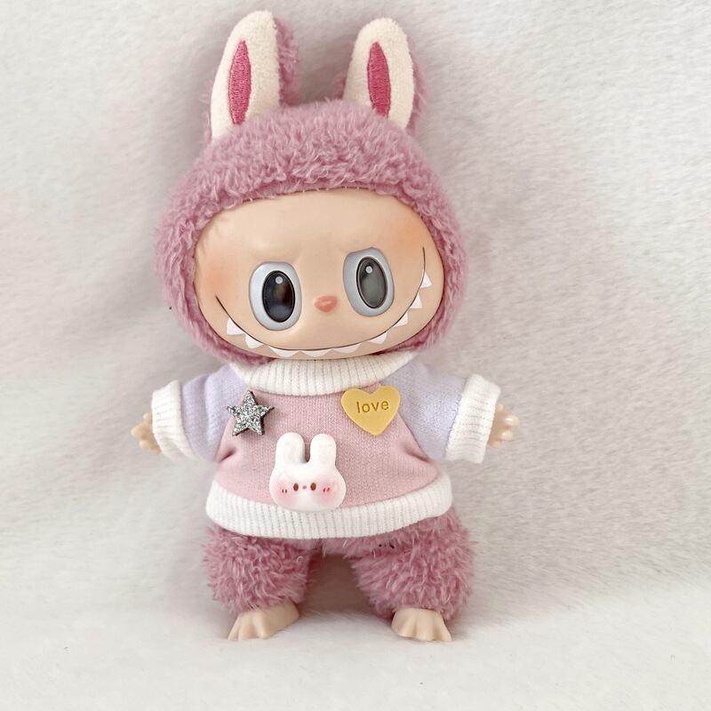 17cm 一世代、二世代、三世代 ラブブ ペンダント ベビー服 スカート セーター オーバーオール Tシャツ スーツ|undefined