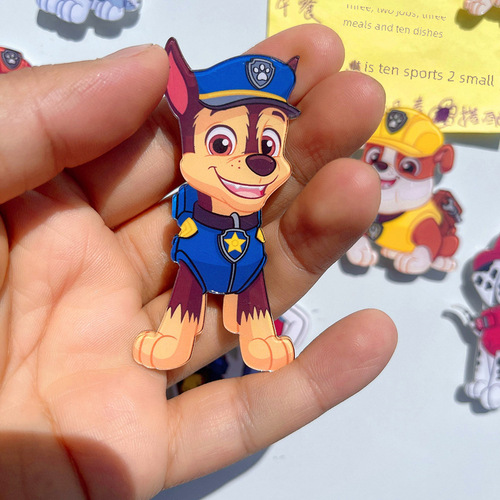 Cute Paw Patrol set of fridge magnets cartoon children's creative whiteboard blackboard magnet baby birthday gift 