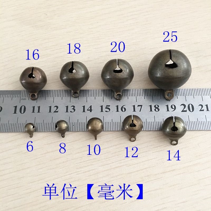 ♧复古青铜铃铛叮铛吊坠宠物挂饰项链手链编制diy饰品手工配件
